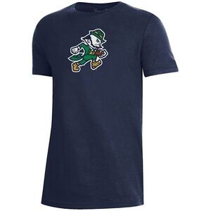 Notre Dame Fighting Irish Football Leprechaun Short Sleeve T-Shirt